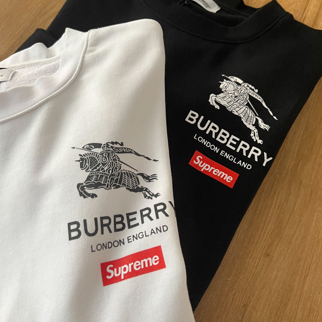 BB x Supreme crew neck sweatshirt