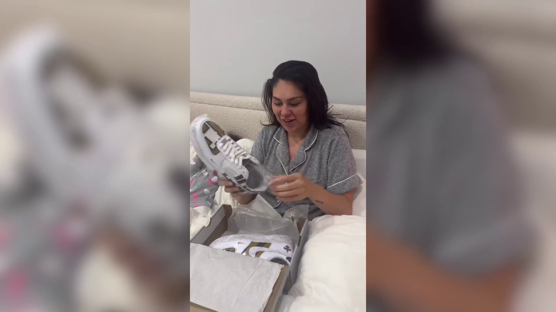 Saints Wife Chanen Johnson reaction