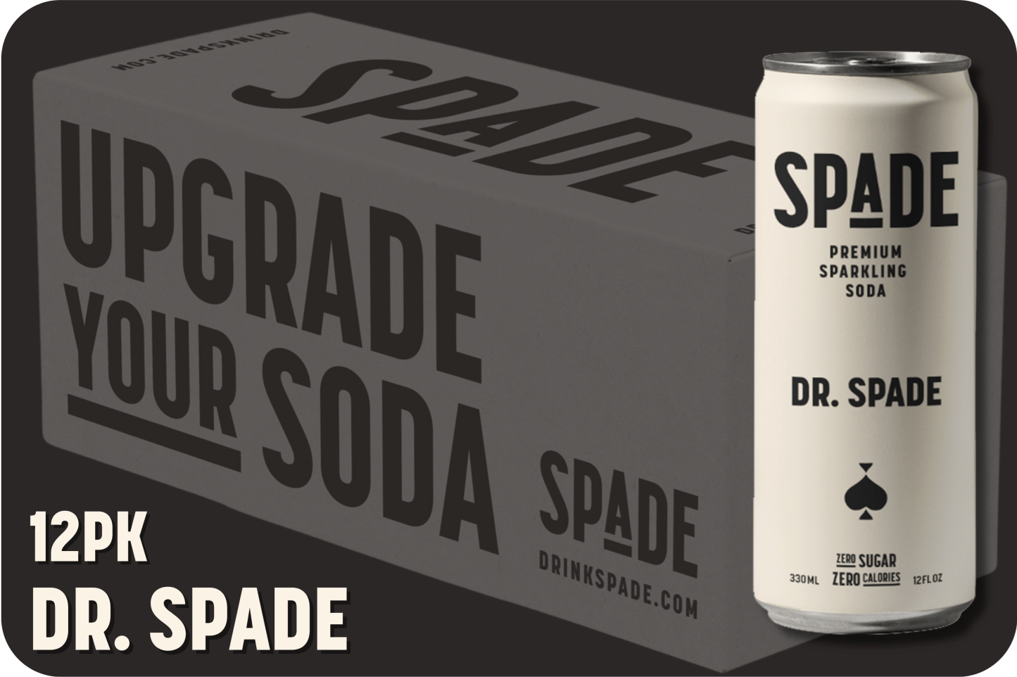 Spade | Healthy Soda | Dr. Spade 12PK 12PK (NEW 2025) – Drink Spade