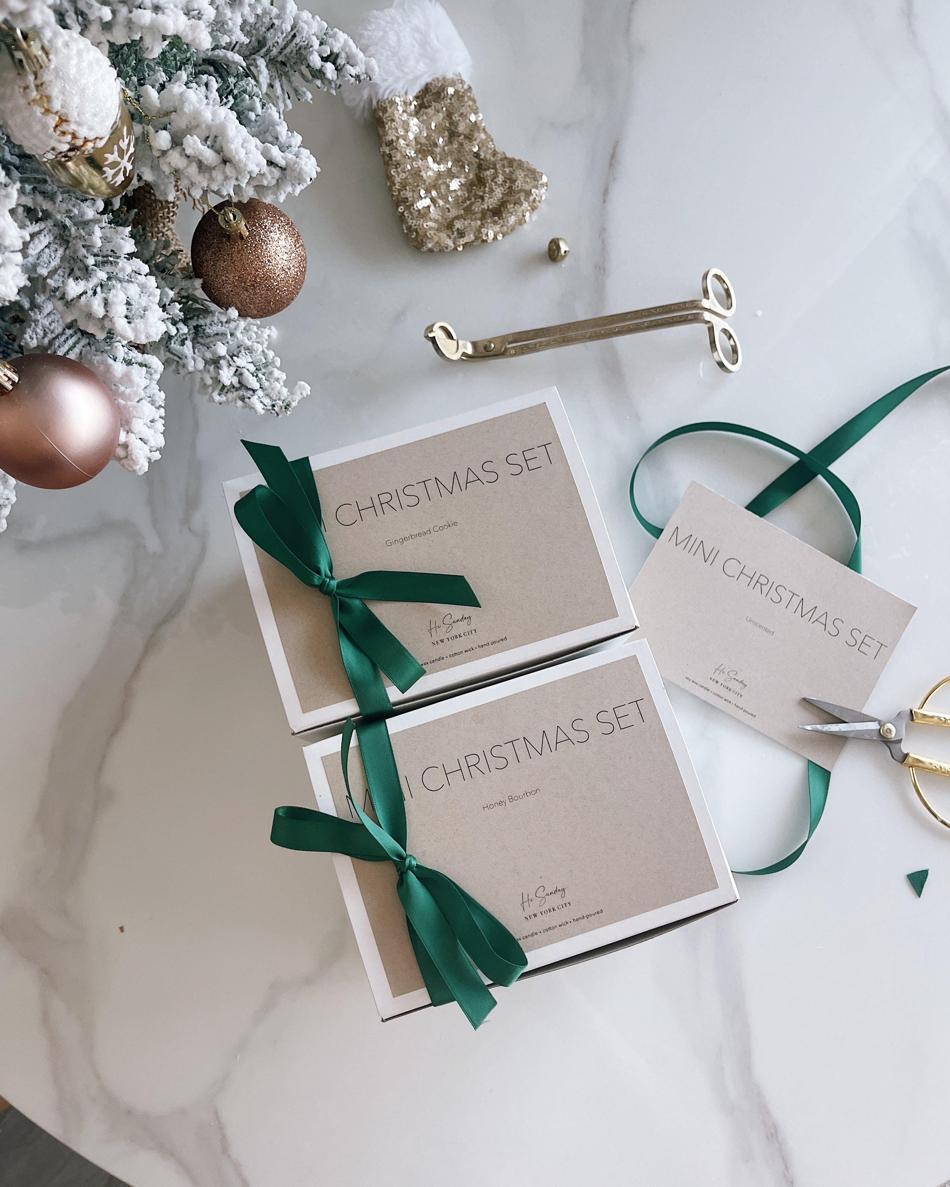 Mini Christmas Set Candle