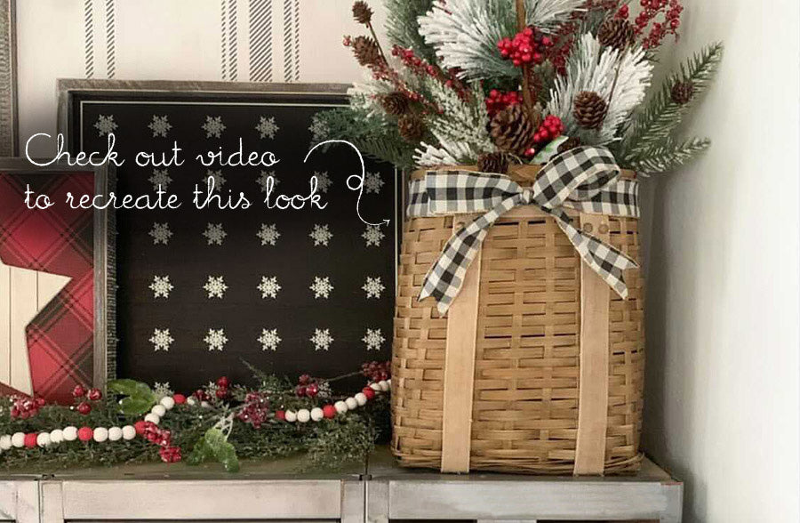 Woven Bamboo Hanging Wall Basket