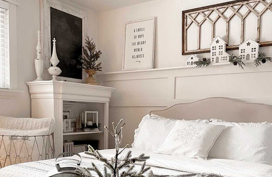 43 Inch Long Wooden Cathedral Window Wall Decor