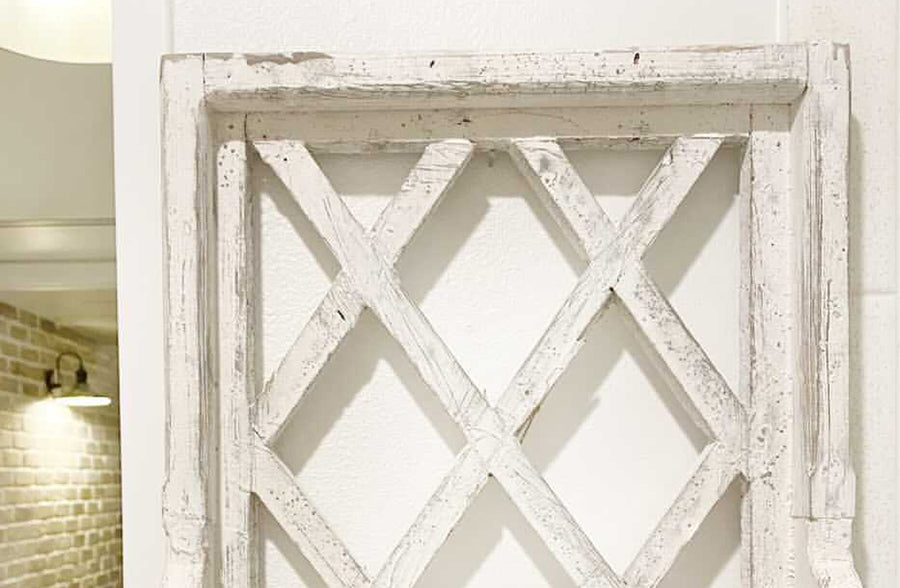 Framed Latticework Shelf, Pick Your Color
