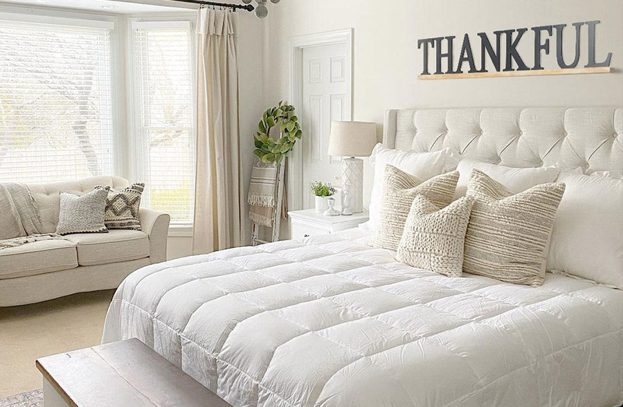 48 Inch Thankful and Grateful Wooden Sign, Pick Your Style