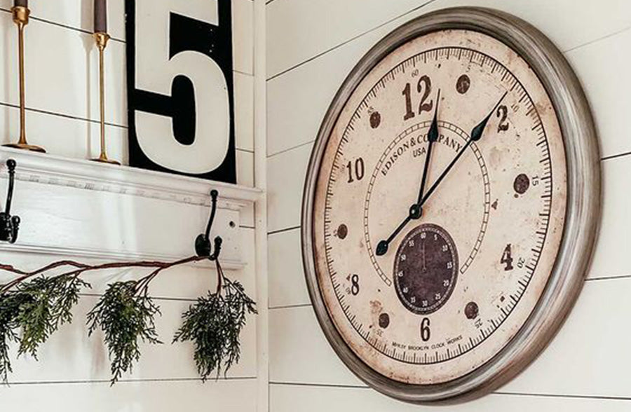 Edison Wall Clock
