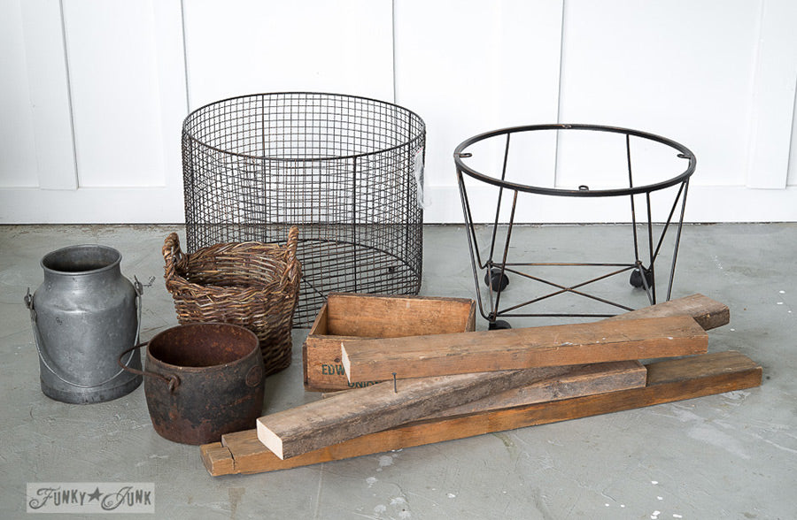 Large Vintage Rolling Storage Cart