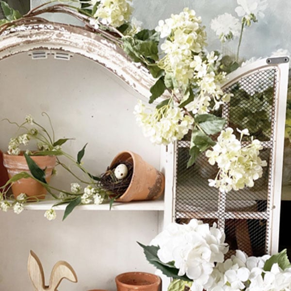 Victorian Wood Wall Cabinet