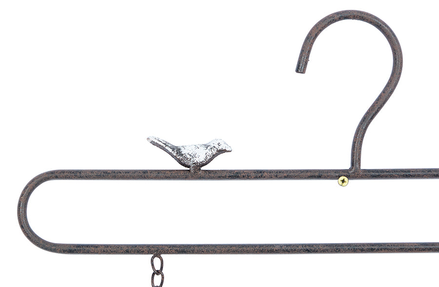 Laundry Room Hanger Sign with Hooks