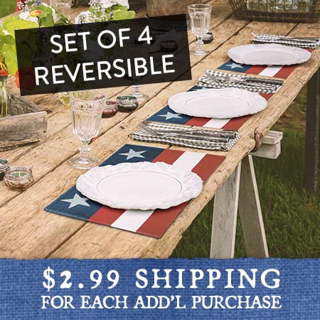 Patriotic Placemats, Set of 4