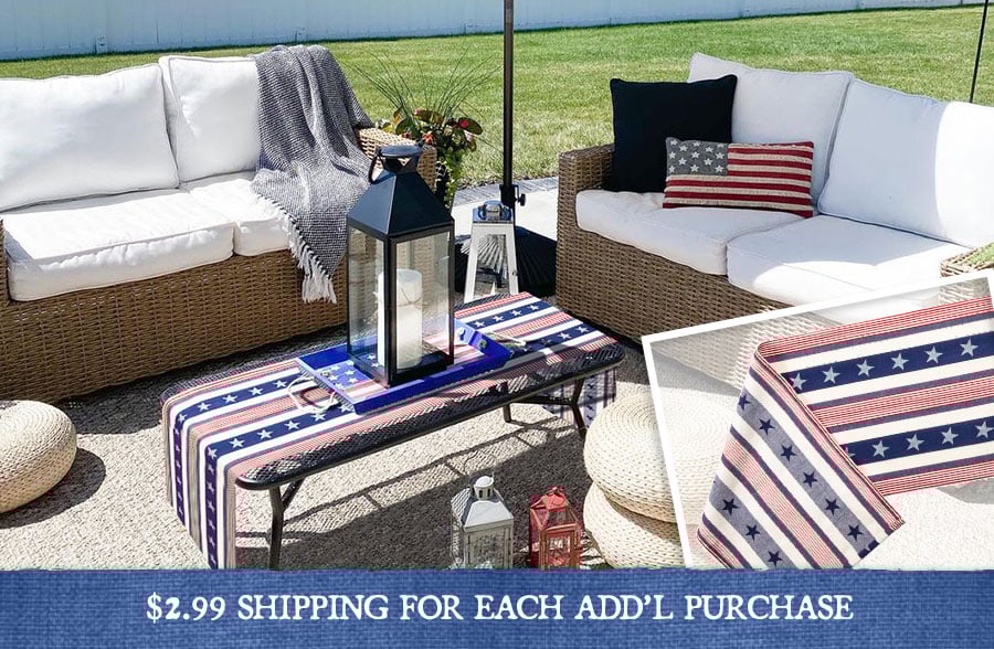 American Flag Table Runner