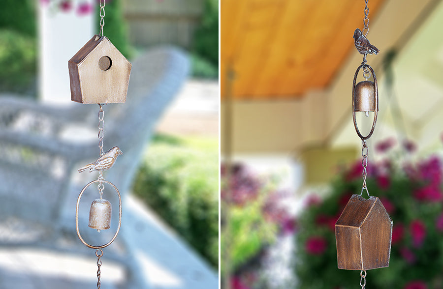 Brass Finish Rain Chain