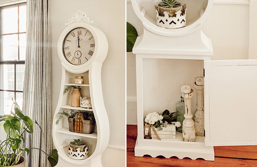 HUGE 75 Inch Mora Clock with Shelves