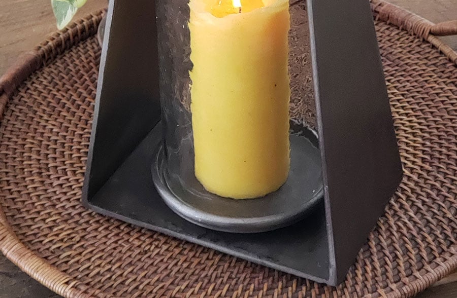 Modern Industrial Candle Lantern