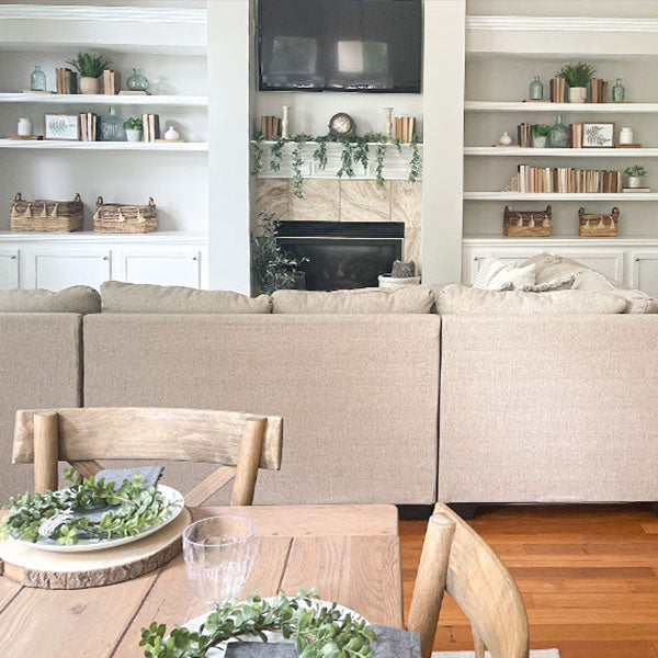 Woven Banana Leaf Baskets with Tassels, Set of 4