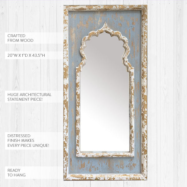 Painted Wooden Mirror