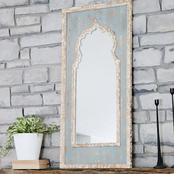 Painted Wooden Mirror