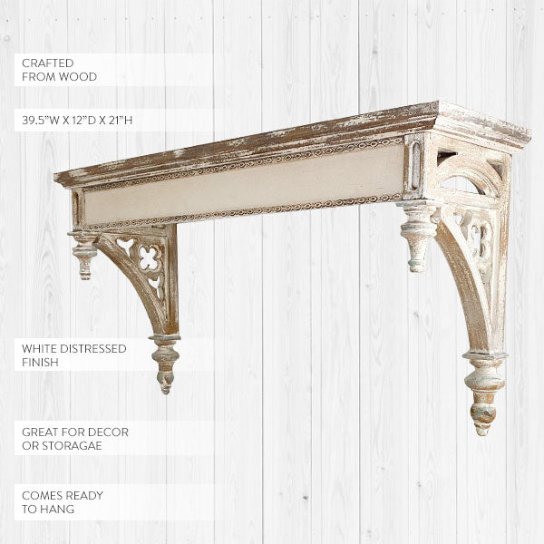 Floating Corbel Wall Mantel