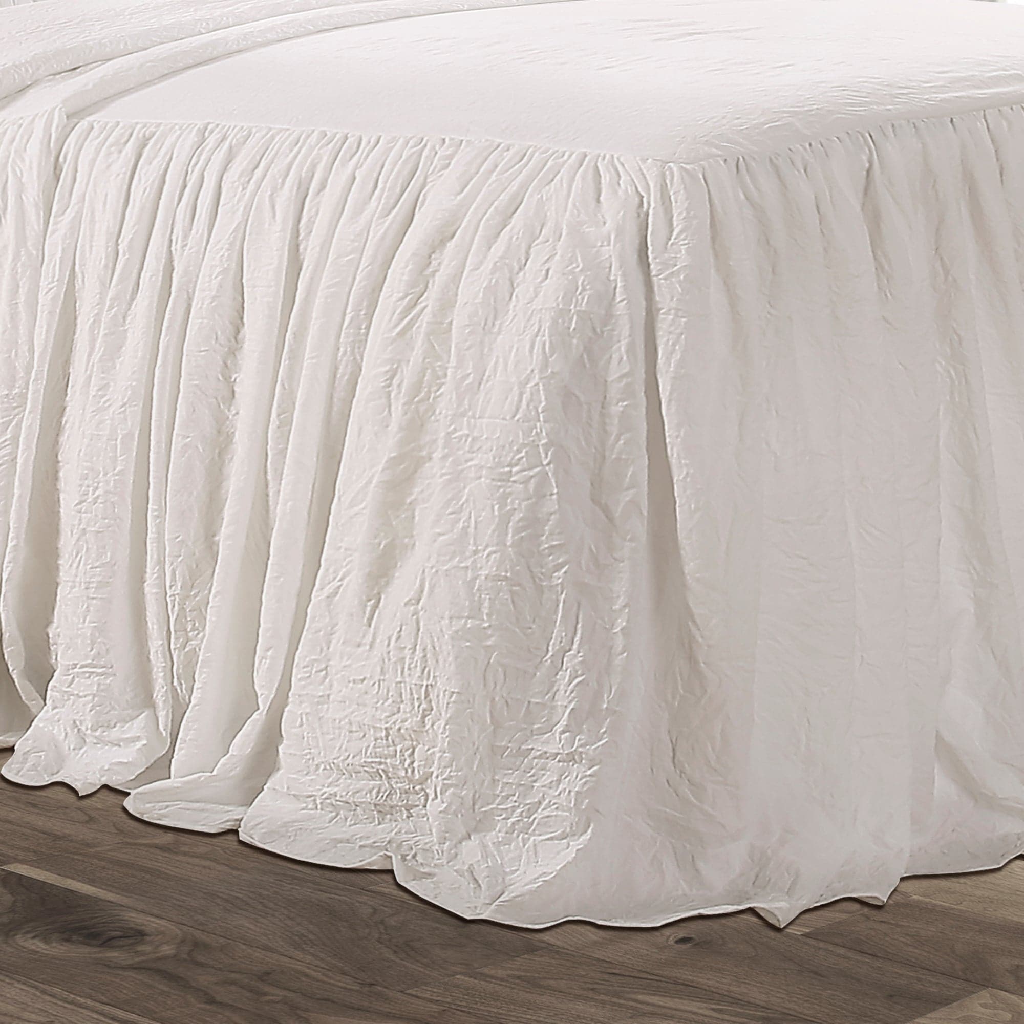 Ruffle Skirt Bedspread Set-Tolkye