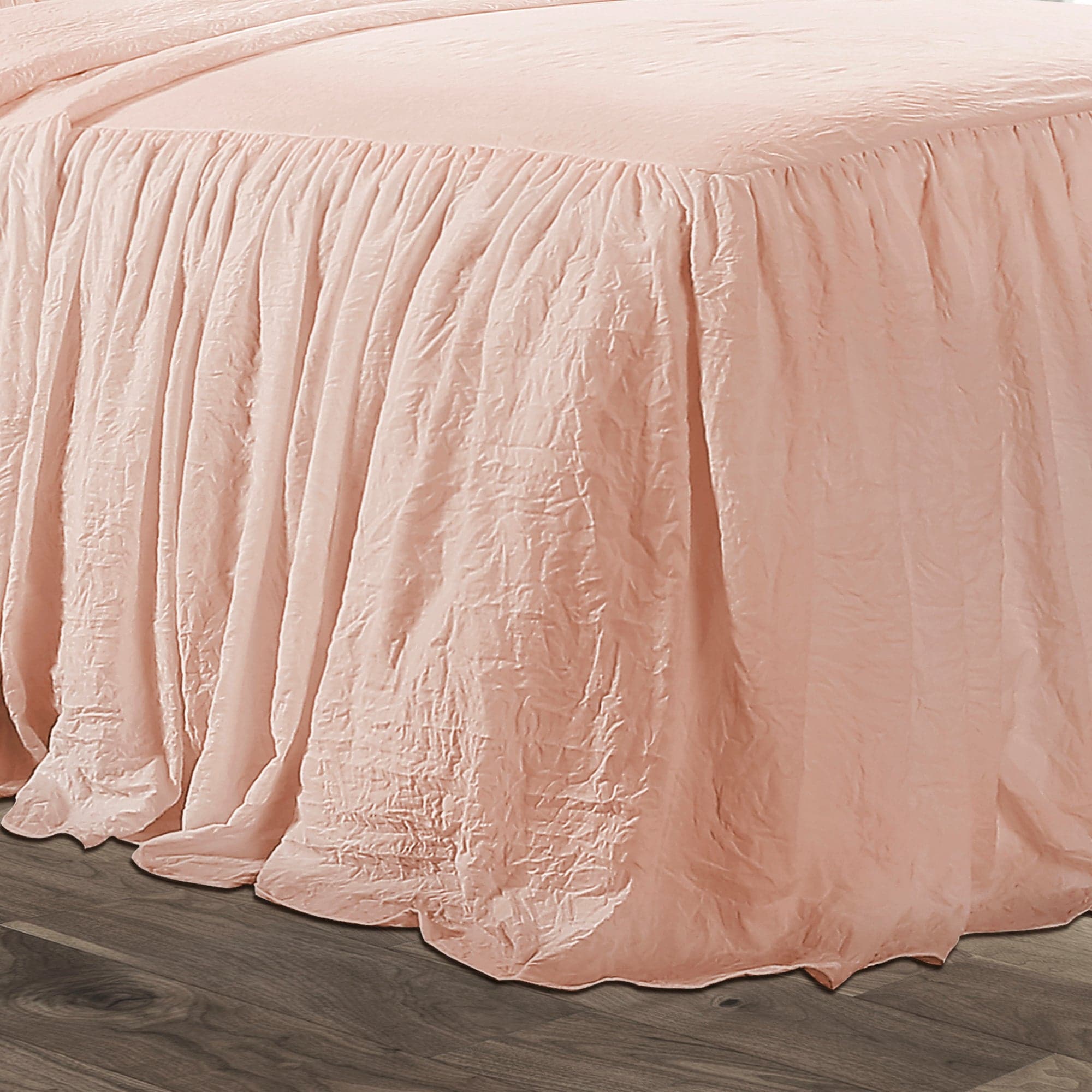 Ruffle Skirt Bedspread Set-Tolkye