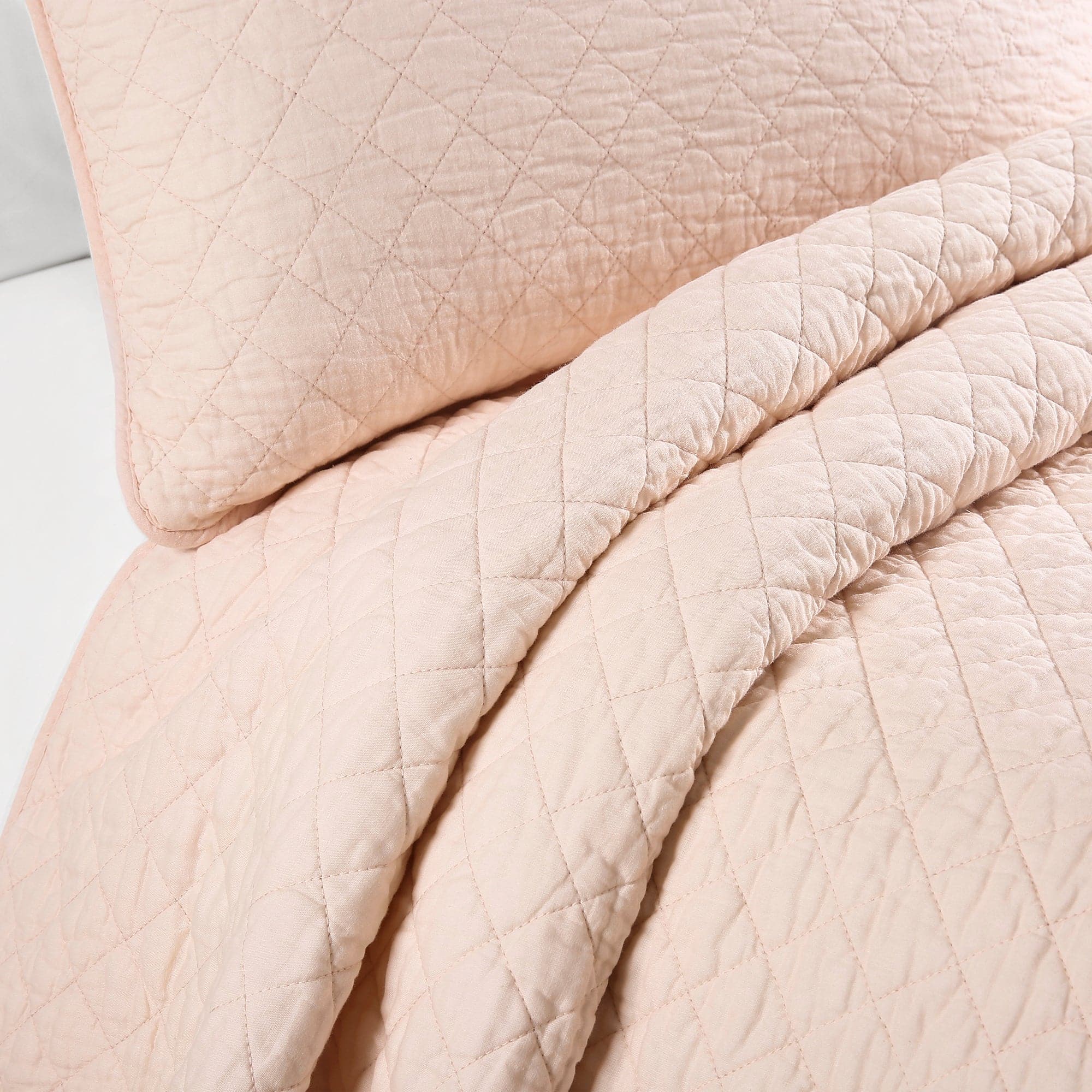 Ava Diamond Oversized Cotton Quilt Set-Tolkye