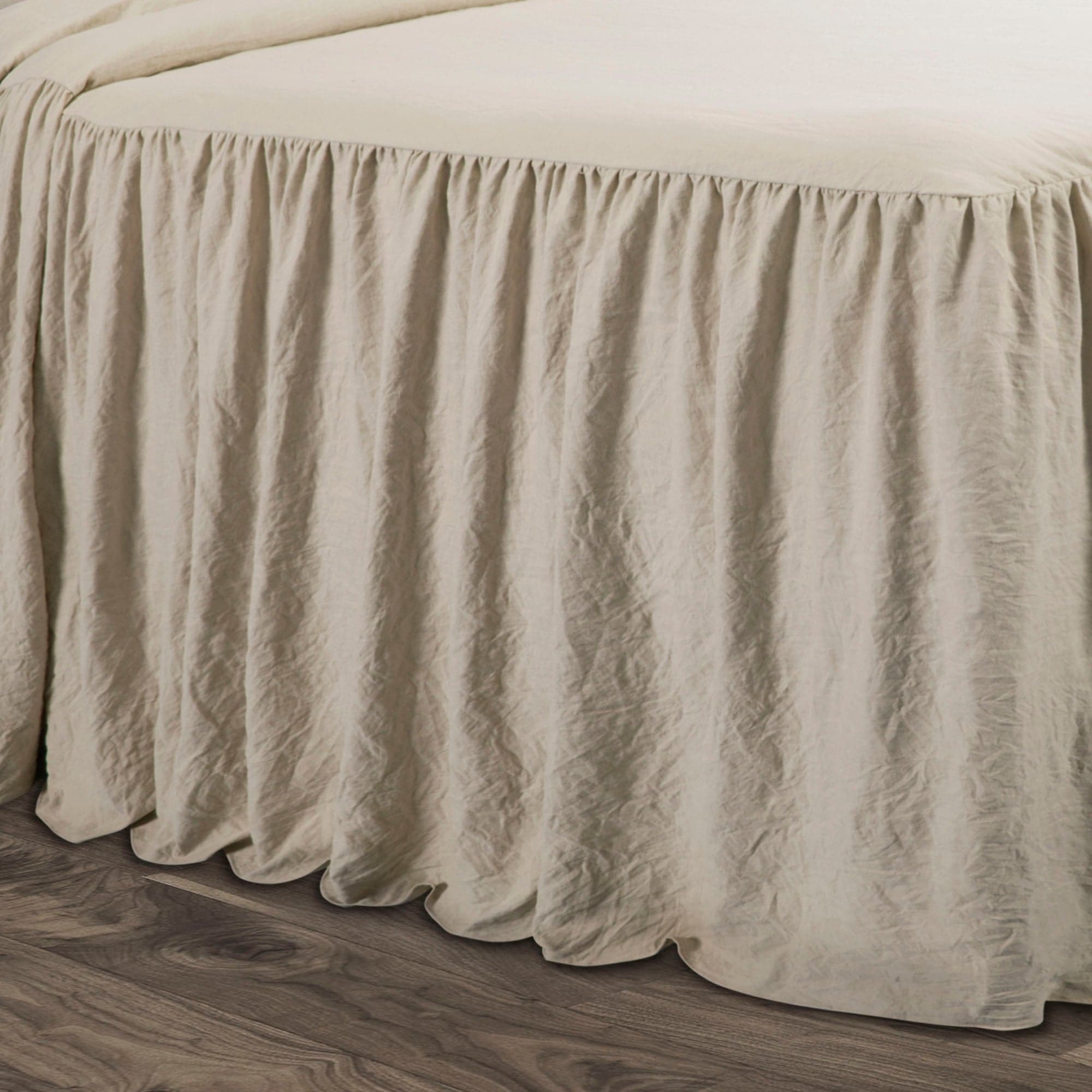 Ruffle Skirt Bedspread Set-Tolkye