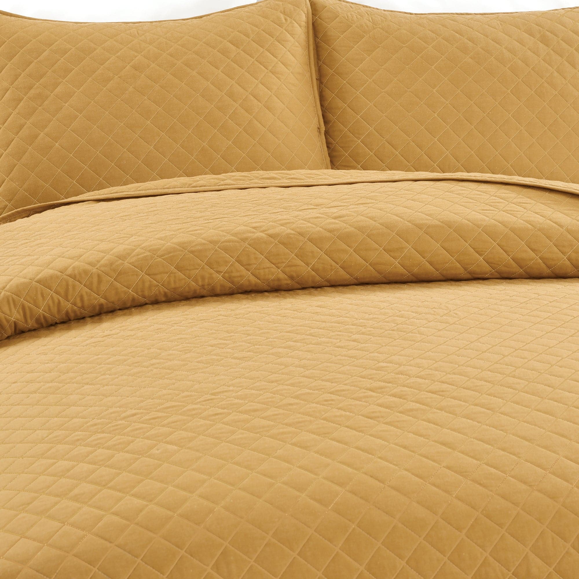 Ava Diamond Oversized Cotton Quilt Set-Tolkye