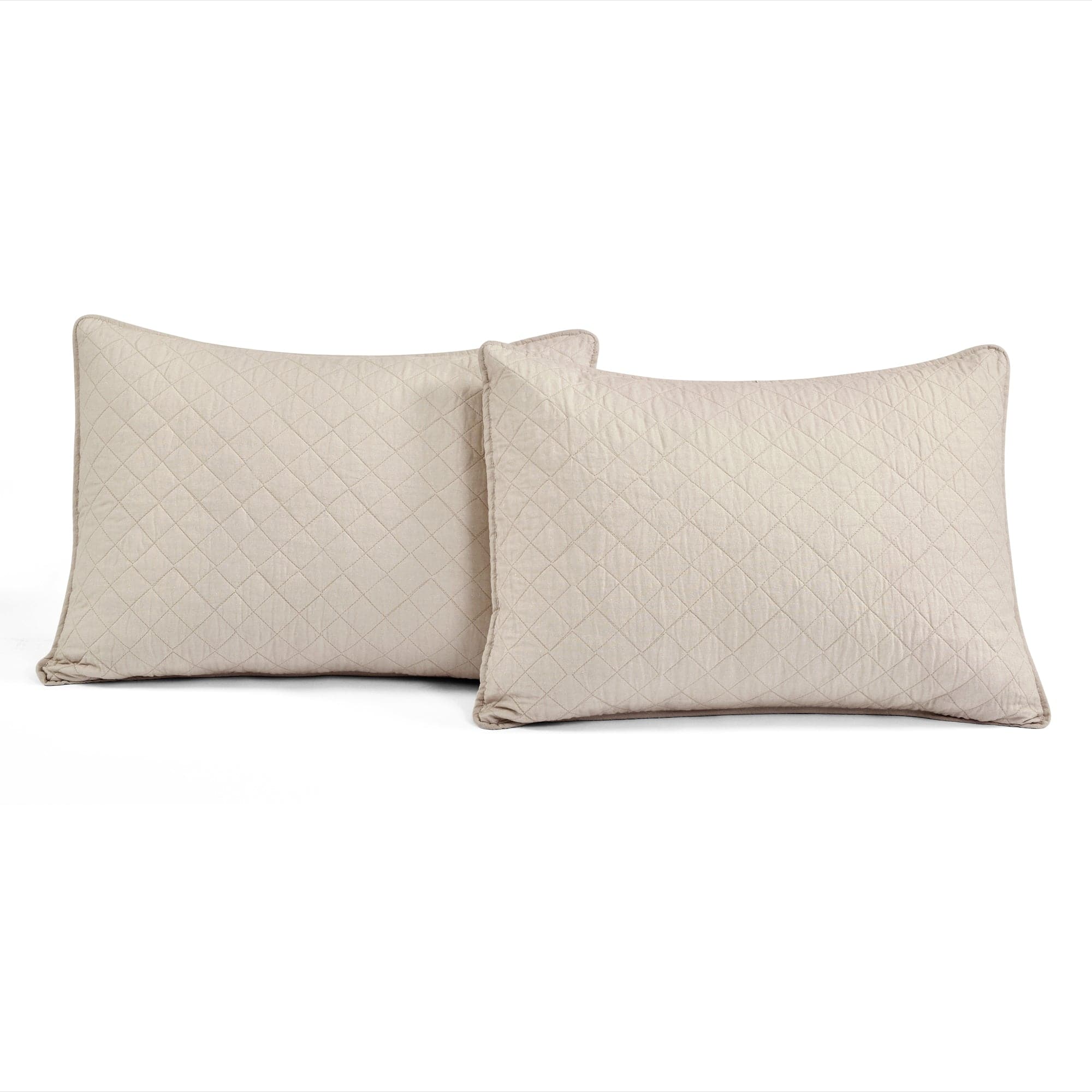 Ava Diamond Oversized Cotton Quilt Set-Tolkye