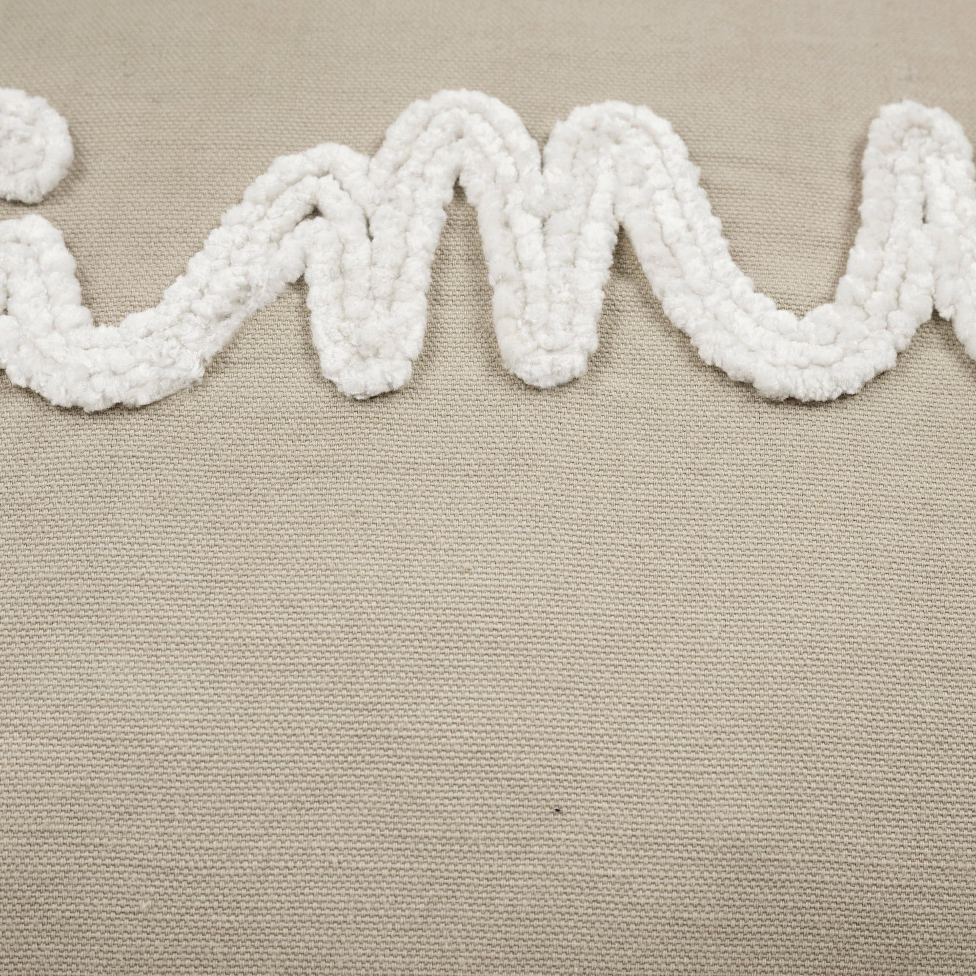 Family Chenille Embroidery Decorative Pillow Cover-Tolkye