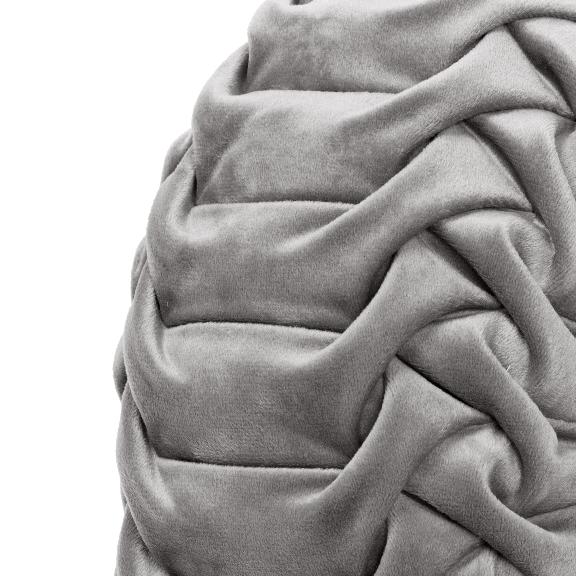 Round Pleated Soft Velvet Throw Pillow-Tolkye