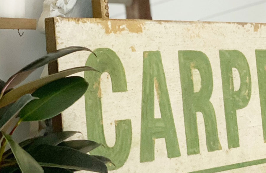 25.5" Distressed Carpe Diem Wooden Wall Décor