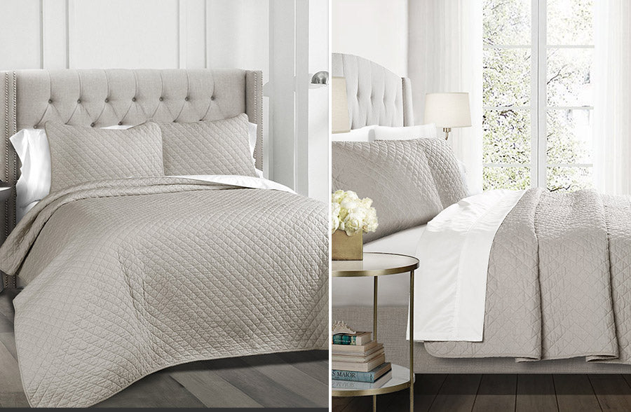 Hand Made Reversible Patchwork Quilt with 2 Shams,  Pick Your Size/Color