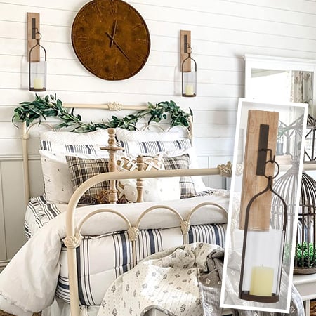 Hanging Candle Wall Sconce