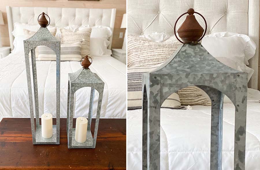 Open Frame Metal Lantern, Pick Your Size