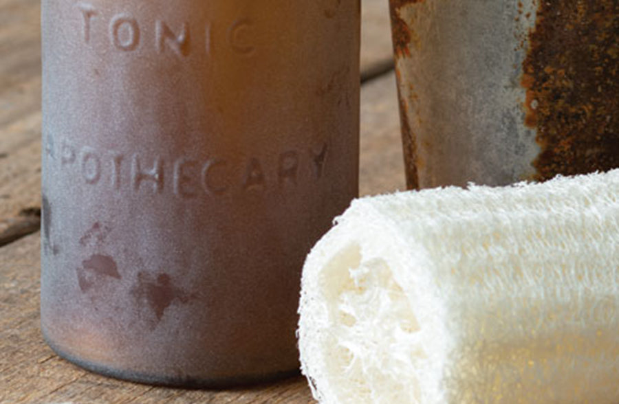 Amber Brown Tinted Soap Dispenser