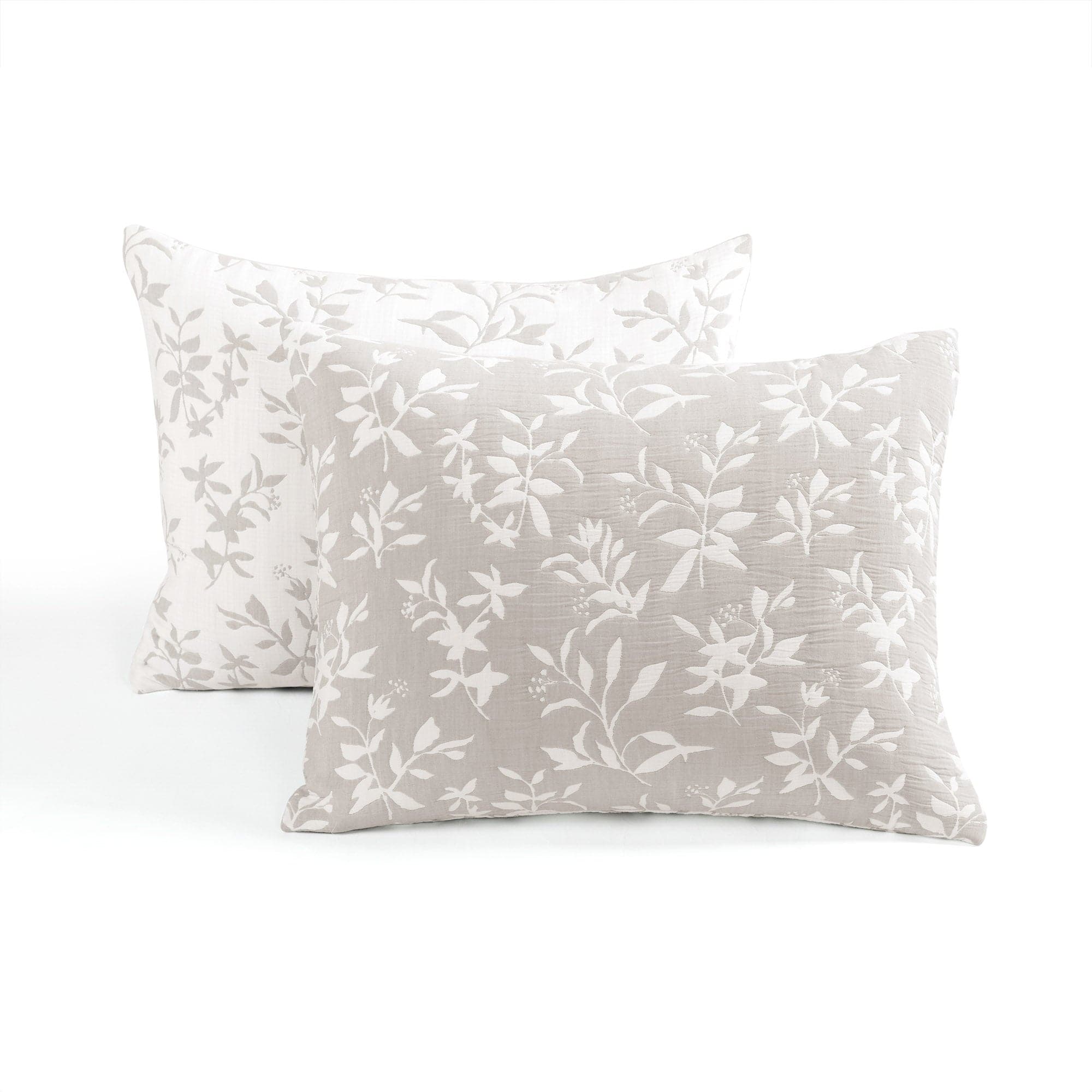 Floral Jacquard Reversible Soft Matelassé 3 Piece Quilt Set-Tolkye