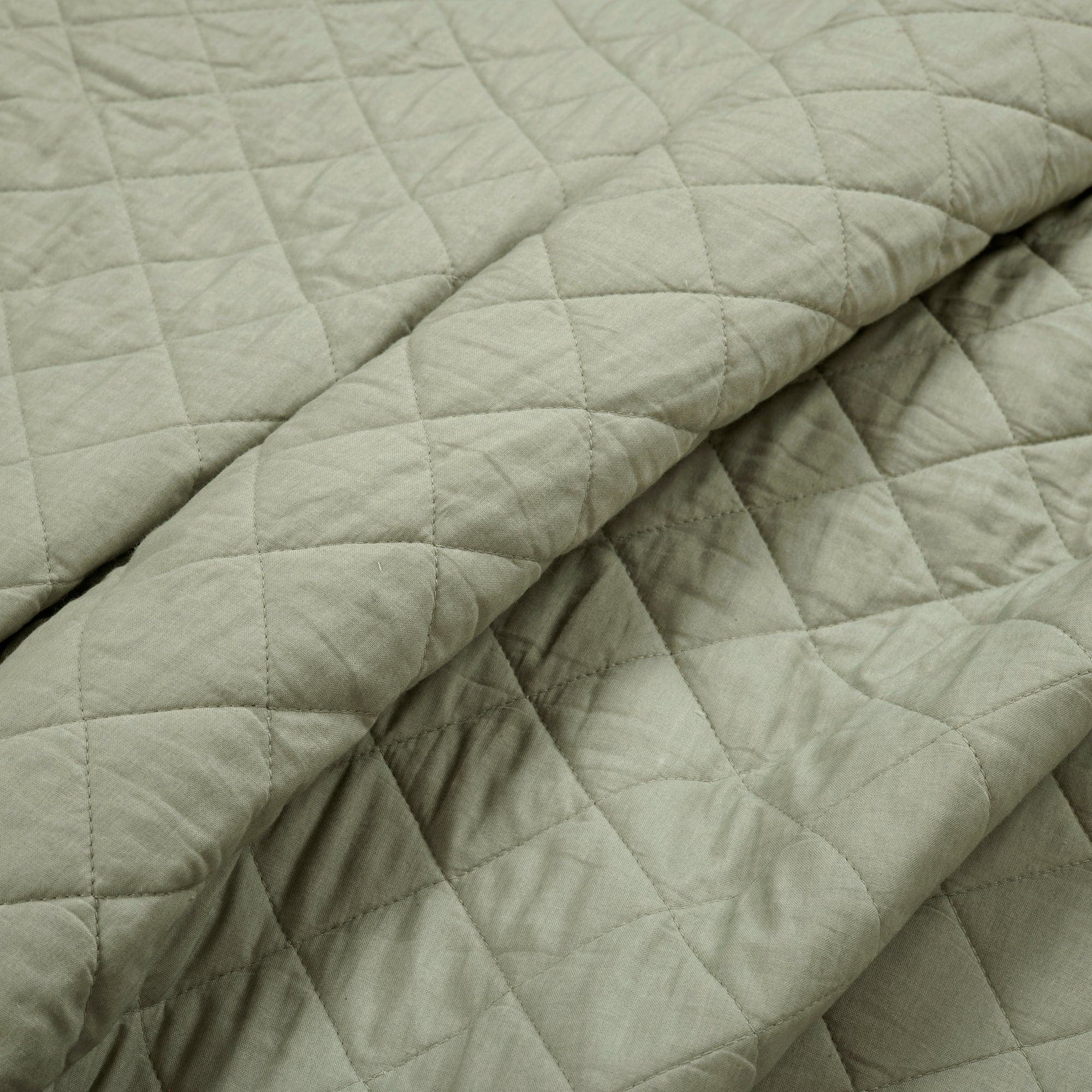 Ava Diamond Oversized Cotton Quilt Set-Tolkye