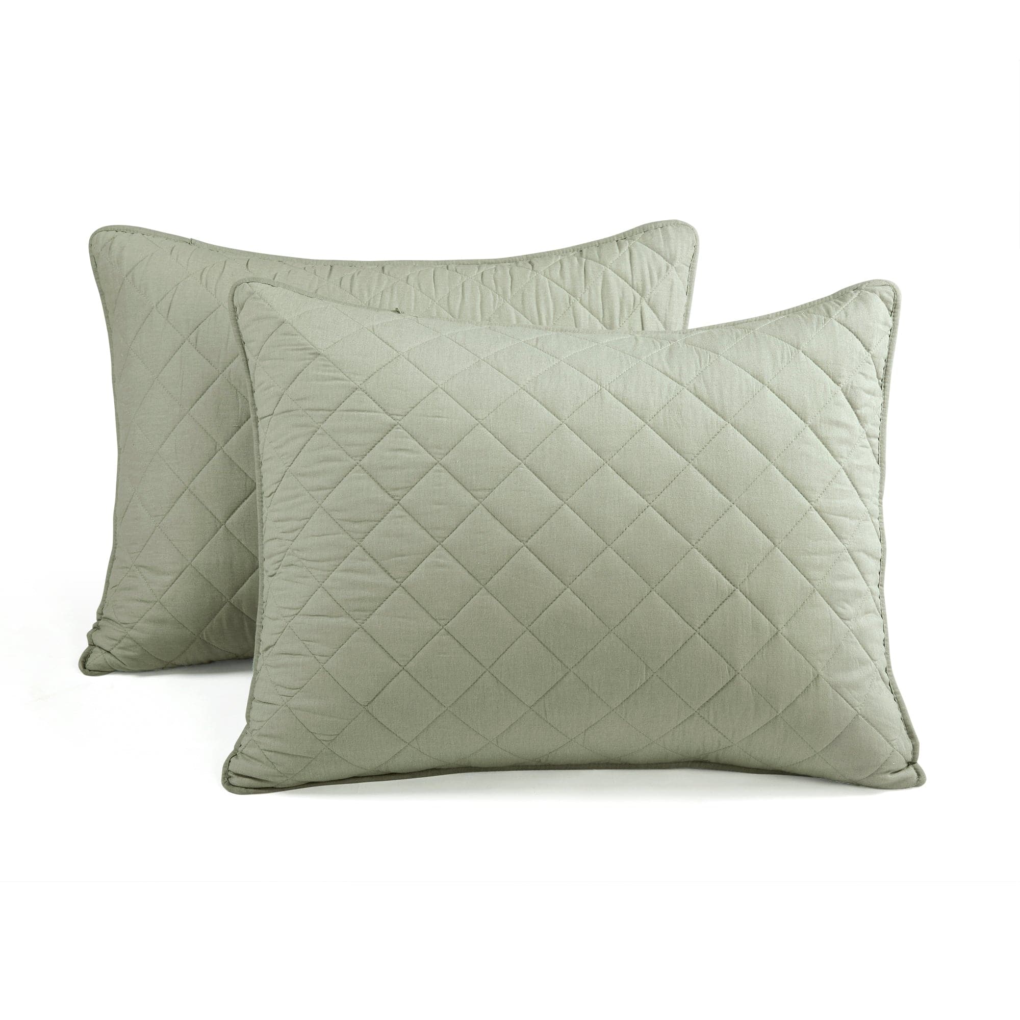 Ava Diamond Oversized Cotton Quilt Set-Tolkye