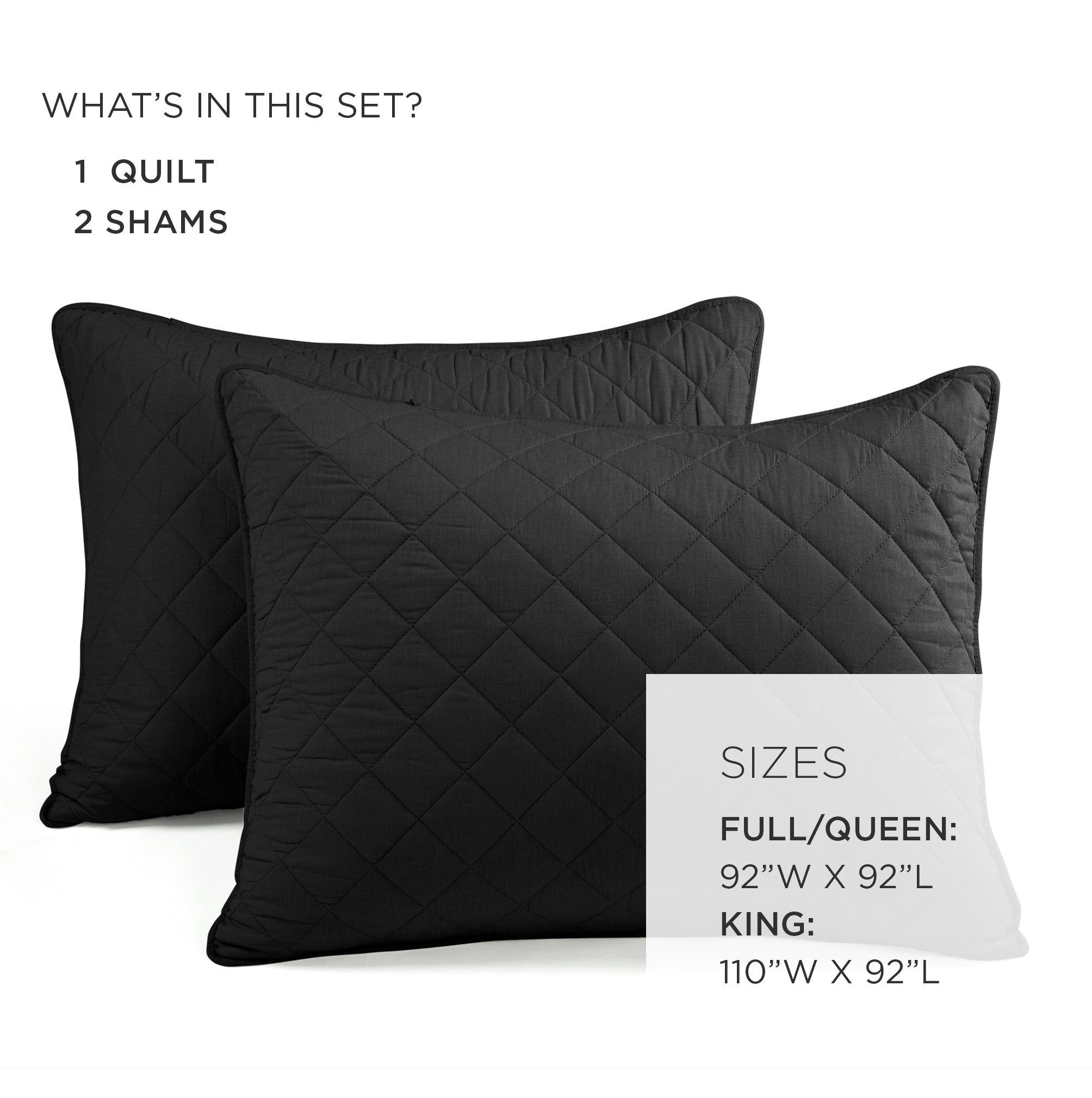 Ava Diamond Oversized Cotton Quilt Set-Tolkye