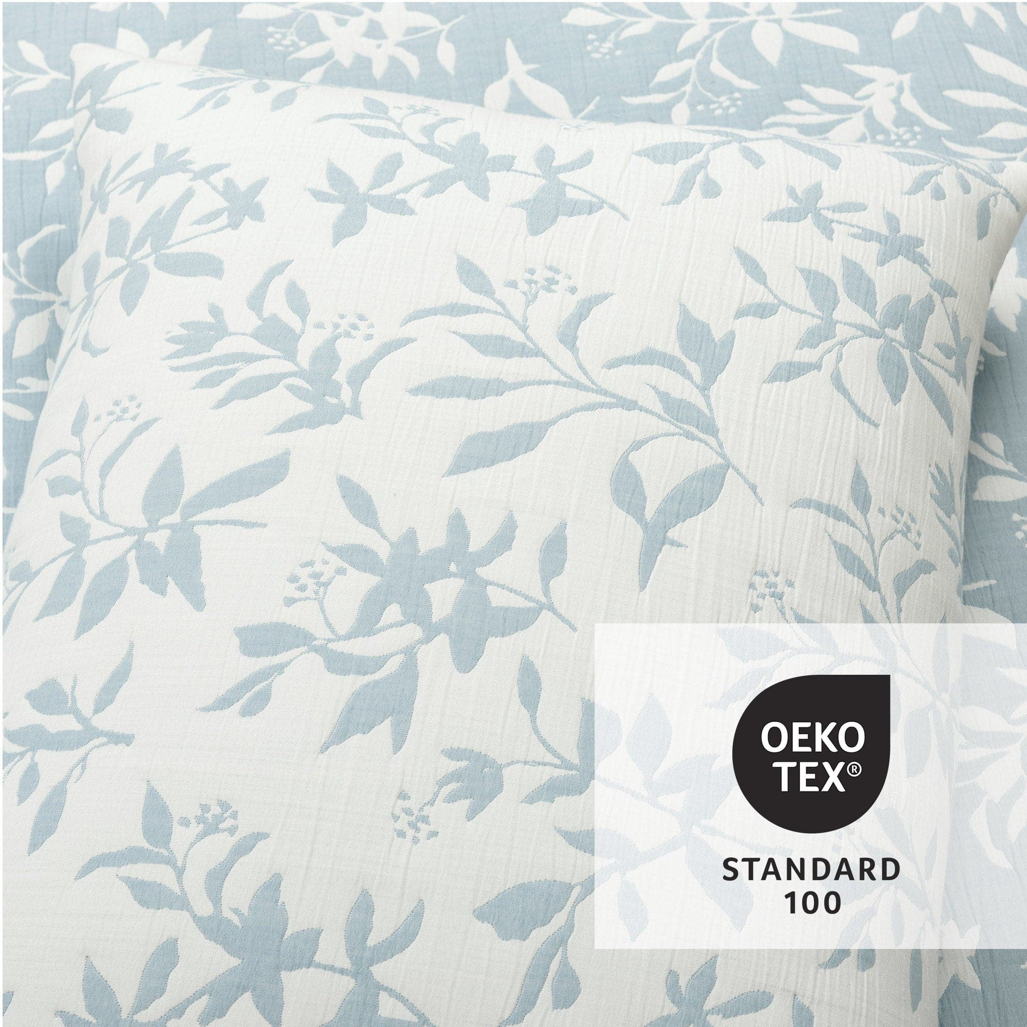Floral Jacquard Reversible Soft Matelassé 3 Piece Quilt Set-Tolkye