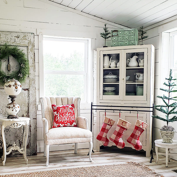 Black Cast Iron Stocking Holder