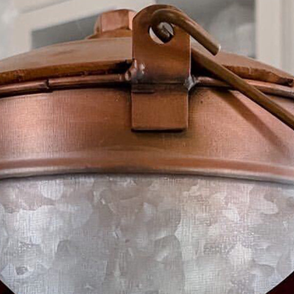 Oil Can Jack-O-Lantern with Copper Lid