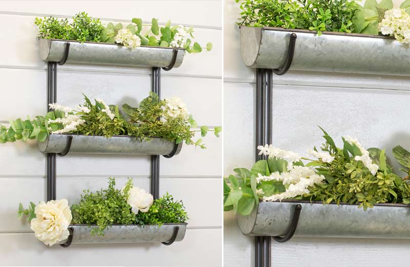 Hanging Trough Planter Shelf
