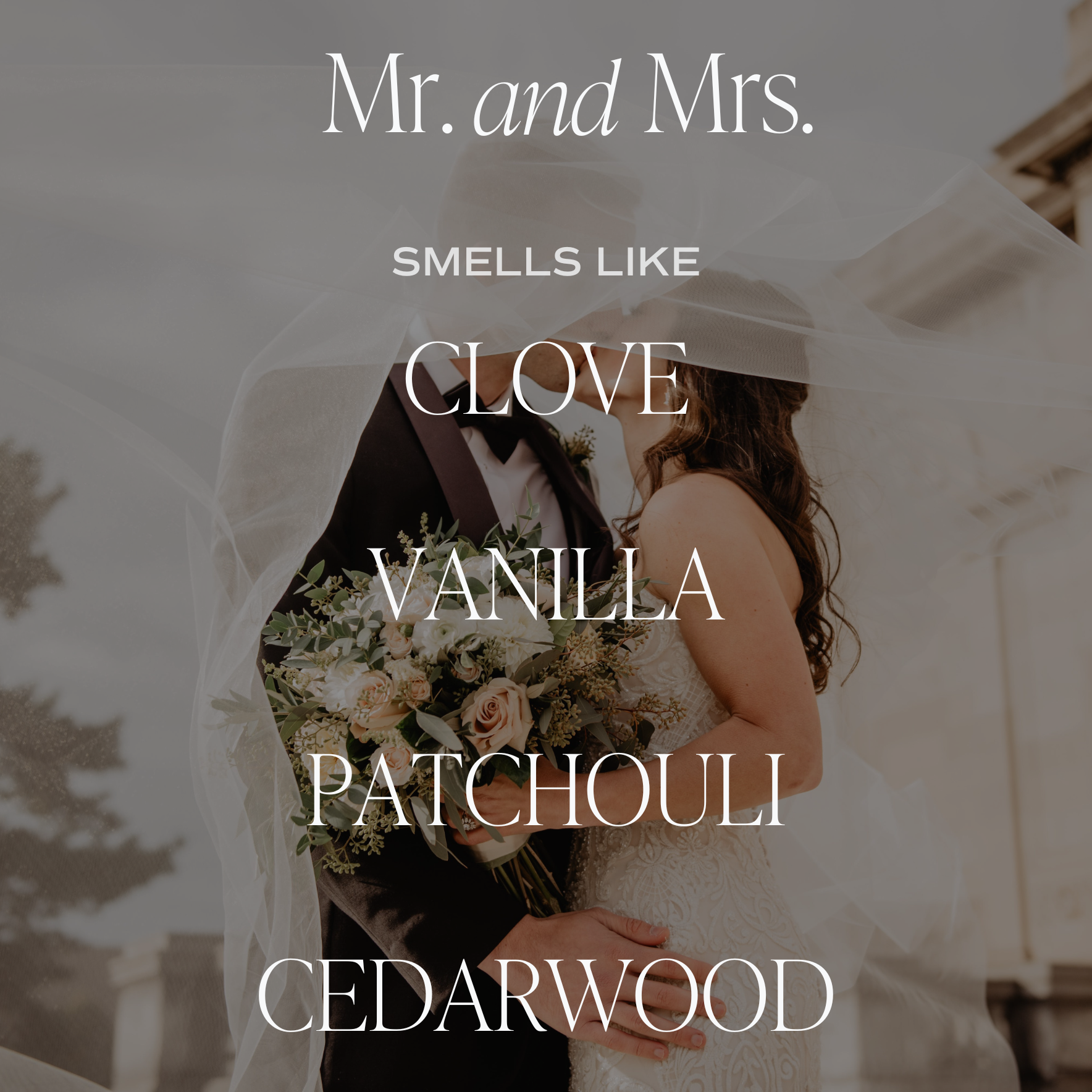 Mr. & Mrs. Quote Candle - Clear Jar - 9 oz