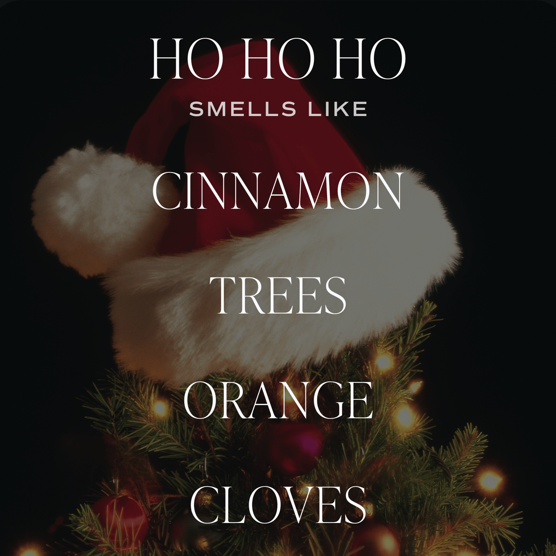 Ho Ho Ho Soy Candle - Red Matte Jar - 15 oz