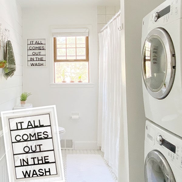 Fun Laundry Sign Wall Decor, Pick Your Style