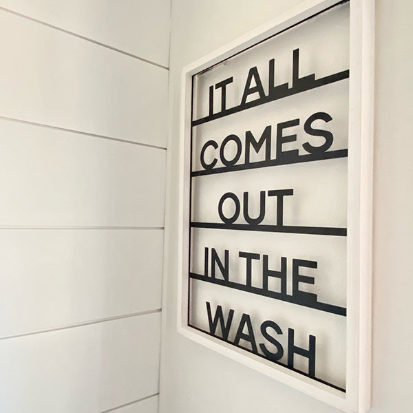 Fun Laundry Sign Wall Decor, Pick Your Style