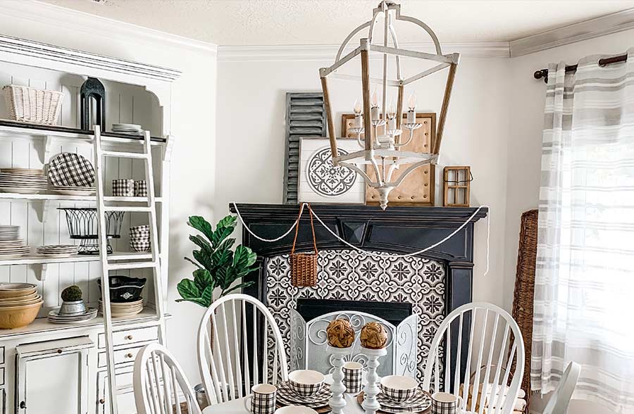 Antique Inspired Pendant Chandelier