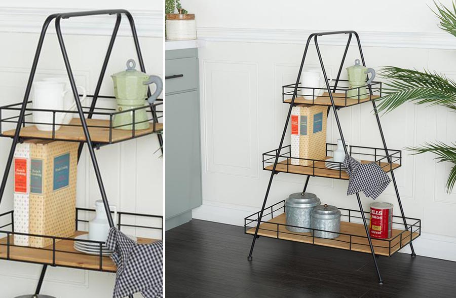 40 Inch Tall Three Tiered Stand