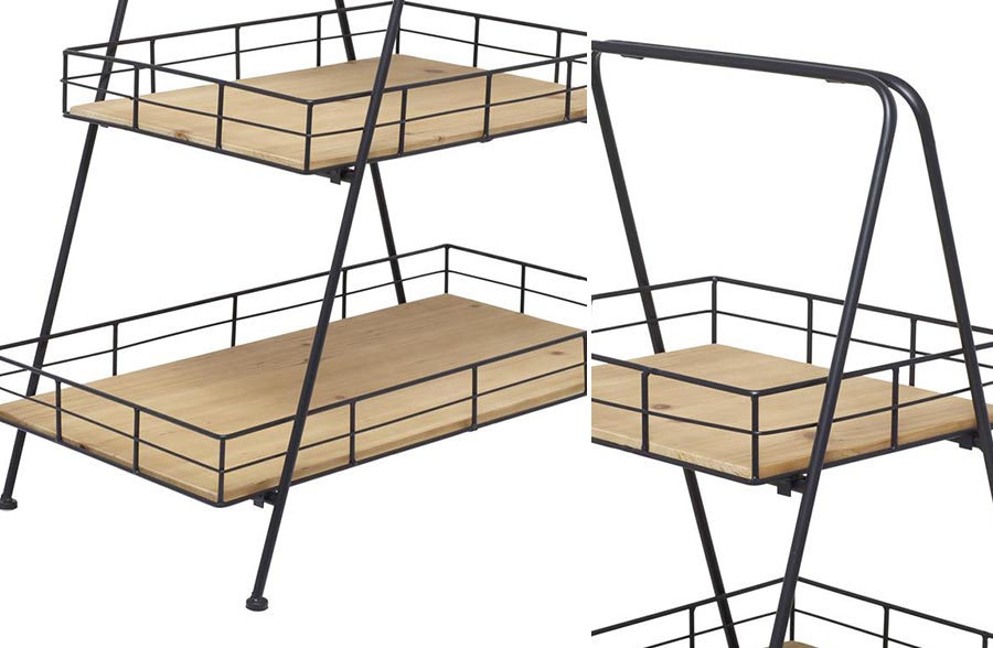 40 Inch Tall Three Tiered Stand