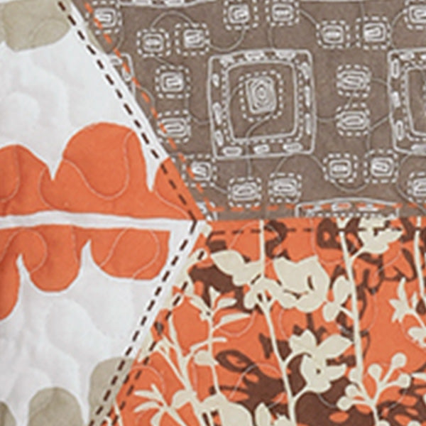 Fall Farmhouse Sherpa Quilt Inspired Throw Blanket